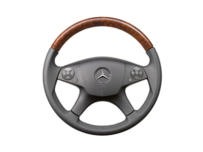 2011 Mercedes CLS-Class Wood Leather Steering Wheel - Buck 6-6-81-8455
