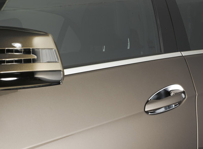 2011 Mercedes E-Class Coupe Chrome Door Handle Inserts 207-720-00-40