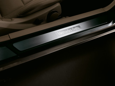 2011 Mercedes E-Class Coupe Illuminated Door Sill Panels 207-680-03-35