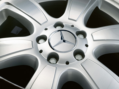 2013 Mercedes CLS-Class Wheel Hub Inserts (Standard Silver) 6-6-47-0202