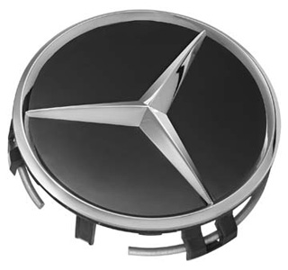 2013 Mercedes E-Class Convertible Wheel Hub Insert (Black) 6-6-47-0200