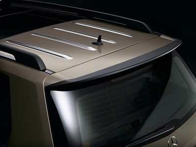 2013 Mercedes GLK-Class Chrome Roof Strips - short 204-780-01-42