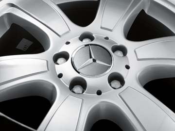 2014 Mercedes C-Class Coupe Wheel Hub Inserts (Hima 220-400-01-25-7756