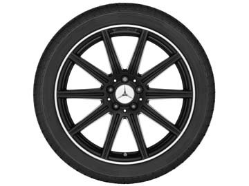2014 Mercedes CLS-Class 19inch AMG 10-Spoke Wheel - Matte Black