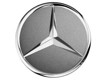 2017 Mercedes SL-Class Wheel Hub Inserts (raised st 220-400-01-25-7258