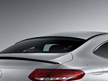 2017 Mercedes C-Class Coupe Roof Spoiler, primed 205-793-02-00