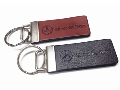 All Mercedes personal lifestyle accessories Genuine leather and metal key ring