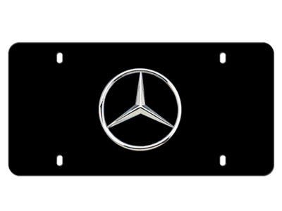 All Mercedes Personal Lifestyle Accessories Black front licens AMHV113