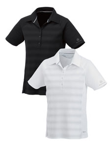 All Mercedes personal lifestyle accessories Ladies` stripe performance polo