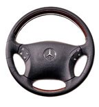 2004 Mercedes C-Class Wagon Wood/Leather Steering Wheel