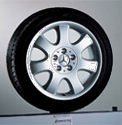 2000 Mercedes CLK-Class Coupe 7-Spoke Wheel Style A