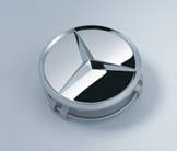 2010 Mercedes CLS-Class Wheel Hub Insert (Sterling Silver) 6-6-47-0206