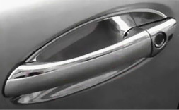 2008 Mercedes E-Class Wagon Chrome Door Handle Inserts 6-6-88-1239