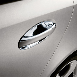 2009 Mercedes S-Class Chrome Door Handle Inserts Q-6-72-0006