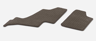 2010 Mercedes GL-Class Carpeted Floor Mats - square pattern 3rd row