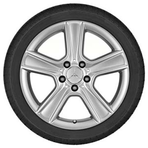 2012 Mercedes C-Class Sedan 17inch 5-Spoke Wheel (Titanium Silver)