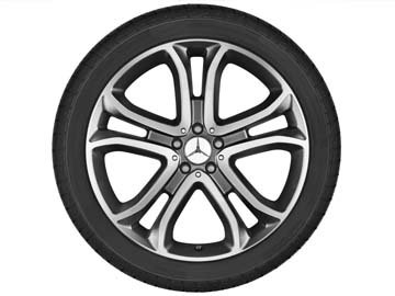 2017 Mercedes GLE-Class 21 inch 5 Twin-Spoke Wheel 166-401-27-02-7X21