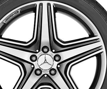 2014 Mercedes GL-Class 20 inch AMG 5-Spoke Wheel -  166-401-22-02-7X21