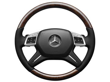 2013 Mercedes M-Class Wood and Leather Steering Whe 166-460-06-03-9E38