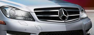 2013 Mercedes C-Class Sedan Sports Grille - Painted