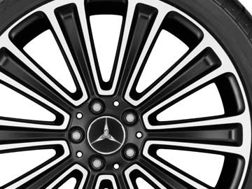 2017 Mercedes GLE-Class 20 inch 10 Spoke Wheel (Mat 166-401-16-00-7X36