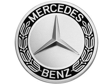 2017 Mercedes SLC-Class Wheel Hub Inserts (Star wit 171-400-01-25-9040