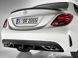 2016 Mercedes C-Class Sedan AMG Rear Apron Trim 205-880-46-03