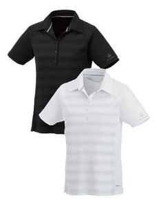 All Mercedes Personal Lifestyle Accessories Ladies` stripe performance polo