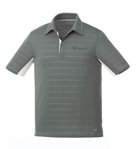 All Mercedes Personal Lifestyle Accessories Men`s textured stripe performance polo