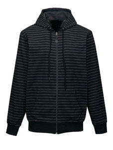 All Mercedes Personal Lifestyle Accessories Men`s full-zip striped hoodie