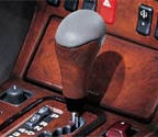 2000 Mercedes SL-Class Wood/Leather Shift Knob - Walnut