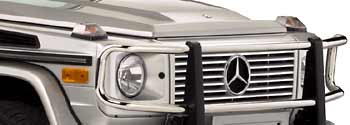 2004 Mercedes G-Class Grille Guard - Polished Chrome 6-6-88-0111
