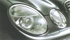 2007 Mercedes E-Class Sedan Chrome Headlamp Rings Q-6-69-0077